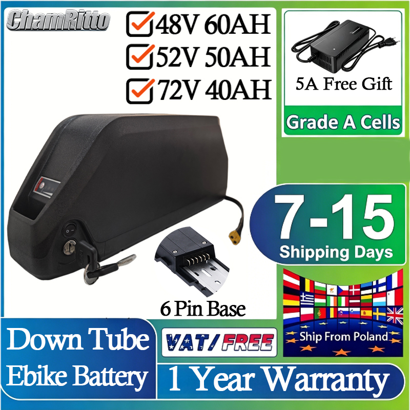 52V 50AH EBike Battery 21700 7 - 60V 30Ah 21700 Battery Pack review and price