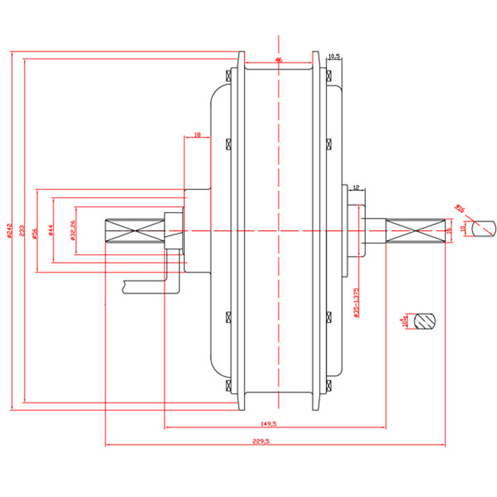&s 1.85x19 19 Inch 60V 72V 300 - 60V 5000W Brushless Hub Motor review and price