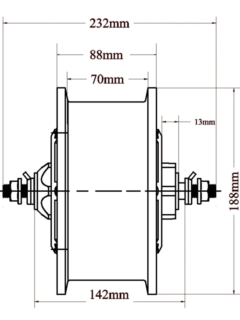 11inch 52V 60V 72V 120V 5000w  - 60V 5000W Brushless Hub Motor review and price